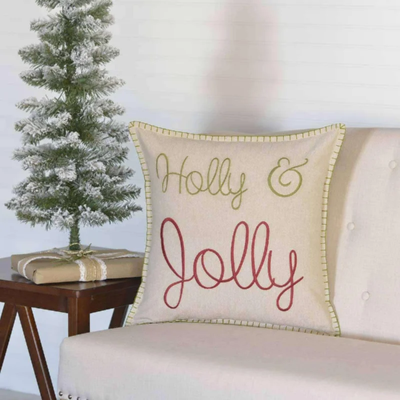 Bolster Pillows for Sofa DecorationHolly & Jolly Pillow 18x18